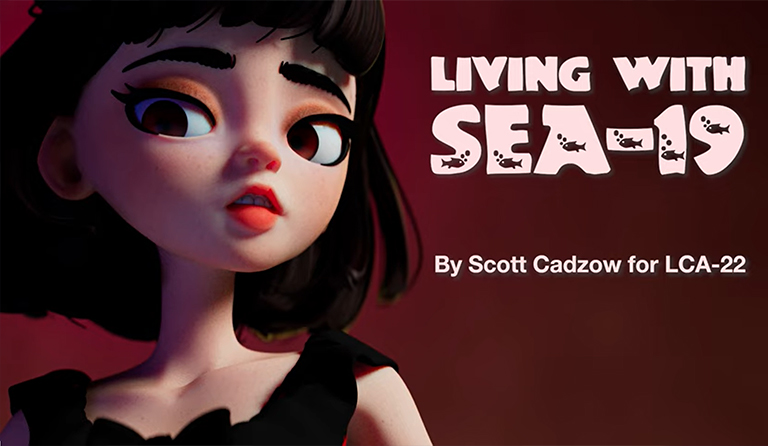 Title poster for Living with Sea-19